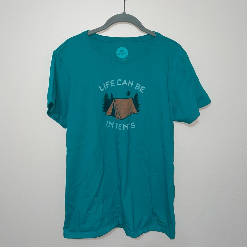 Life is good crusher tee